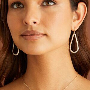 NWT Kendra Scott Payton Large Open Frame Earrings